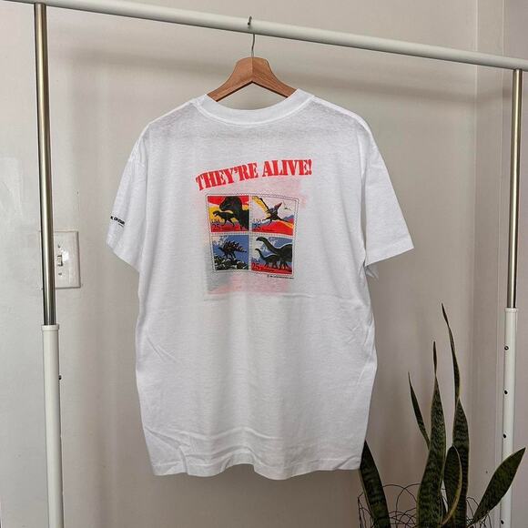 Vintage 1989 Tyrannosaurus USPS Stamp Shirt - Picture 5 of 7